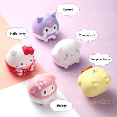 ♠❒ April Sanrio ของเล่นการ์ตูน Cinnamoroll Kuromi Mymelody สกุชชี่ขายด่วนจำลอง PU