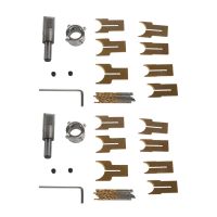 32Pcs Carbide Ball Blade Woodworking Milling Cutter Molding Tool Beads Router Bit Drills Bit Set 14-25mm