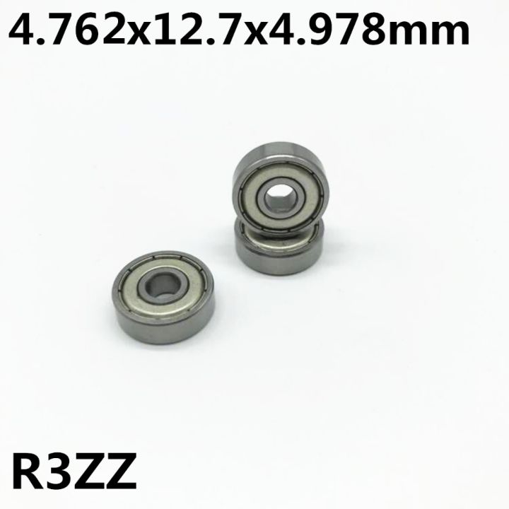 50pcs R3ZZ 4.762*12.7*4.978mm 316 x 12 x 0.196 inch Deep groove ball bearing Miniature bearing High qualit R3Z