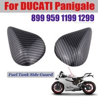 2PCS Motorcycle Fuel Tank Side Guard Cover Decorative Cap Board Parts Accessories For DUCATI Panigale 1199 1299 Panigale 899 959