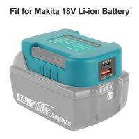 C6471อเนกประสงค์สำหรับ Makita/dewal/milwaukee เครื่องมือไฟฟ้าคอนเนคเตอร์แหล่งจ่ายไฟรางชาร์จ USB ที่ชาร์จแบตเตอรี่โทรศัพท์อะแดปเตอร์ชาร์จในรถยนต์