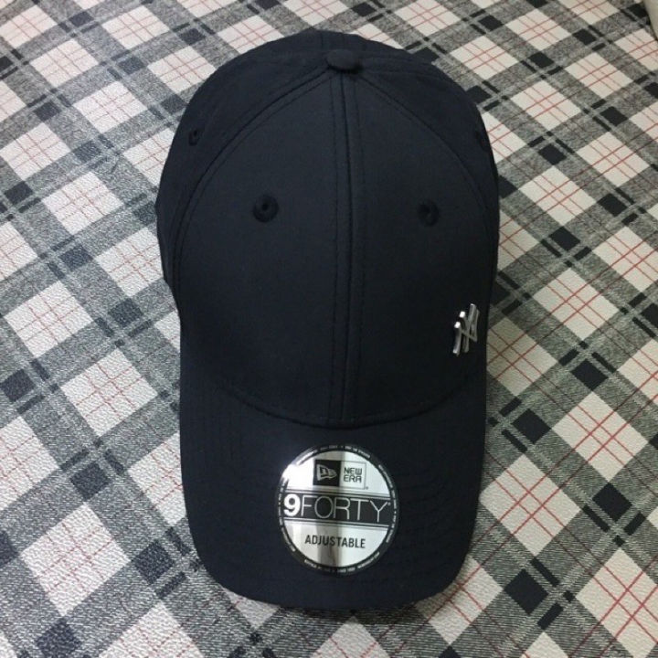 หมวก-หมวกแก๊ป-cap-hat-ของแท้-new-era-new-york-yankees-ny-9forty-mini-metal-flawless-cap