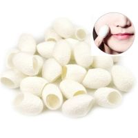 【cw】 50Pcs Silkworm Balls Purifying Whitening Exfoliating Blackhead Remover Silk Cocoons Facial Best Gifts ！