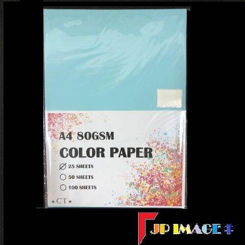 A4 Color Paper [80gsm Light Color Paper] [25Sheets/Pack] Lazada