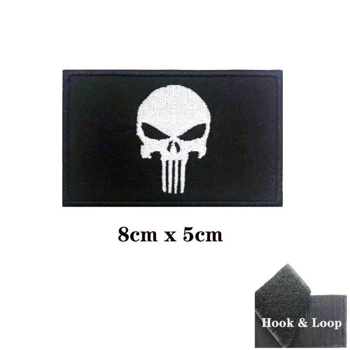 skull-punisher-patches-armband-embroidered-patch-hook-amp-loop-iron-on-embroidery-badge-military-stripe-adhesives-tape