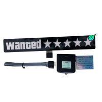 Wanted 5 Star JDM Car Windshield Glow Panel Electric Marker Lamp Blue LED Decoration Light Sticker Flashing Lights