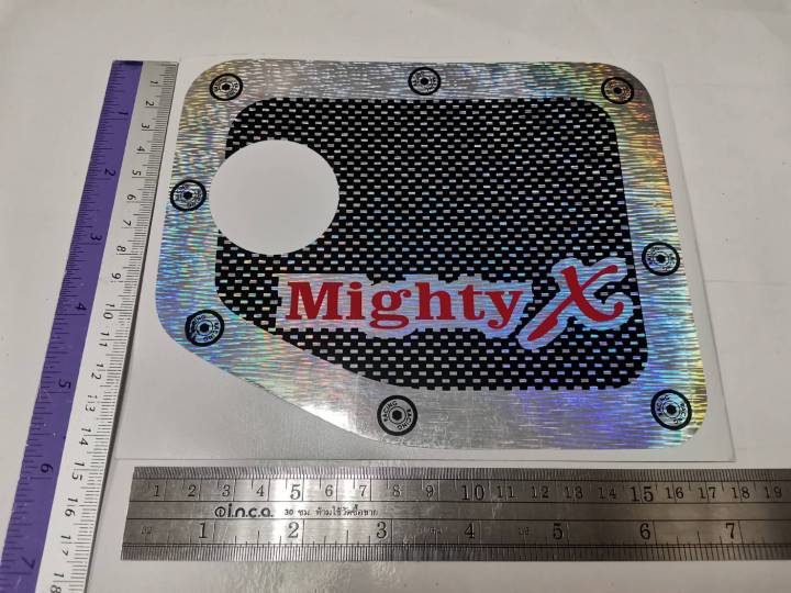 สติ๊กเกอร์ฟอยด์เงิน-ติดฝาถังน้ำมัน-toyota-mightyx-mighty-x-ติดรถ-แต่งรถ-sticker-โตโยต้า-ไมตี้เอ็กซ์-ติดฝาถัง-ฝาถัง-น้ำมัน