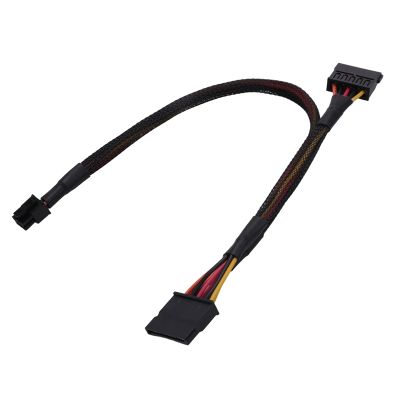 Mini 6Pin to 15Pin X2 SATA Power Cable Cord for DELL Vostro 3650 3653 3655 Desktop Computer HDD SSD Expansion Cable
