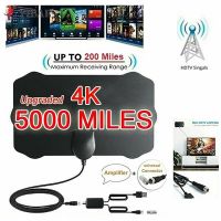 ﹊♘☁ 5000 Mile Range HDTV Antenna 4K HD Indoor Digital TV Aerial Signal Amplifier High Quality