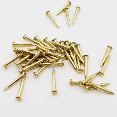 200X Golden Dia=1.2mm 1.5mm 1.8mm Length= 6-30mm Iron Small Mini Round Head Nail Tack for Jewelry Chest Box Case Hinge Furniture