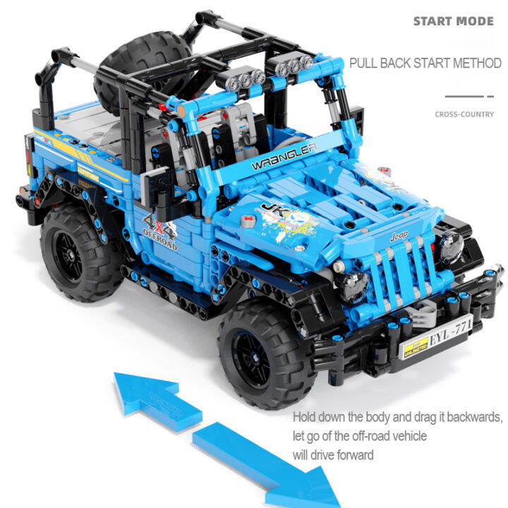 ไฮเทคนอกถนนยานพาหนะ-suv-รถบรรทุกเมืองอาคารบล็อกดึงกลับรถสปอร์ตรูปแบบการก่อสร้างอิฐเด็กอัตโนมัติของเล่นเด็กของขวัญ