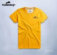 Rudedog เสื้อยืดชาย รุ่น Basic19 สีเหลือง (ราคาต่อตัว)