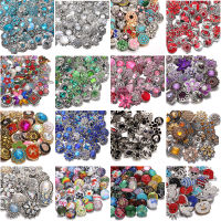 100pcslot Wholesale Snap Button Jewelry Crystal Rhinestone 18mm Metal Snap Buttons Fit 20mm 18mm Snap celet Buttons Charms