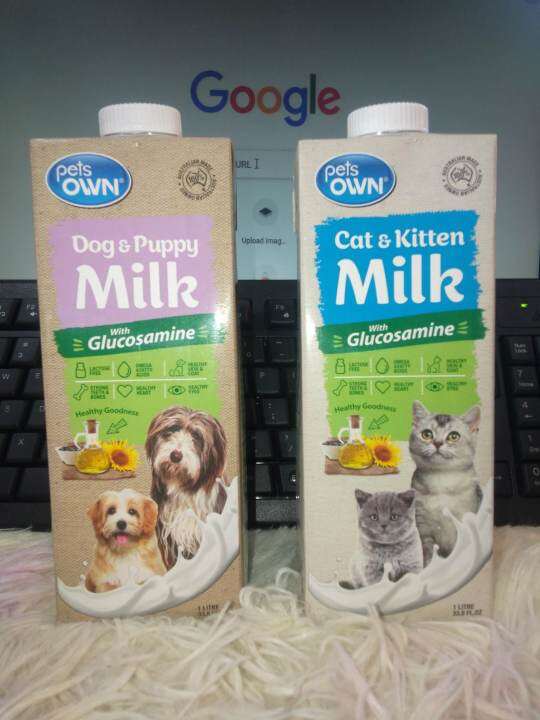 Pets Own Milk for Dog & Puppy & Cat & Kitten Milk With Glucosamine