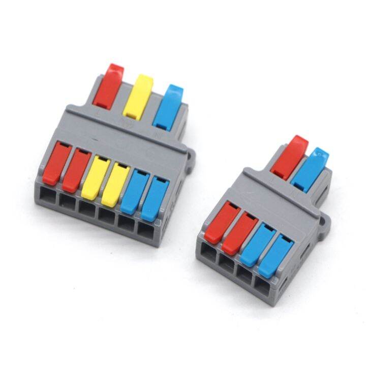 Quick Splitter Plug In Electric Multiple Wire Connector 2 to 4 6