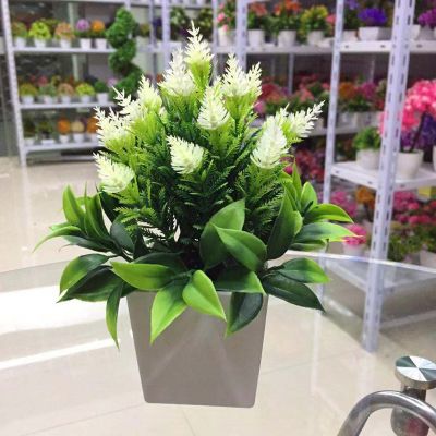 [AYIQ Flower Shop] บอนไซพืชปลอมดอกไม้ประดิษฐ์สำหรับตกแต่งดอกไม้ปลอมในโรงแรมสวนกระถางดอกไม้ตกแต่งบ้าน