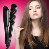 【LZ】№  Profissional Ferro De Ondulação Do Cabelo Cerâmica 3D Grade Cabelo Crimper Profissional Volumizing Ondulação Milho Perm Tala Fofa Flat Iron Cabelo Styling Ferramentas