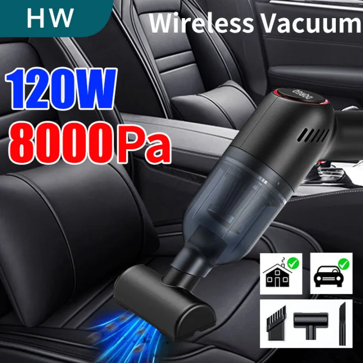 8000Pa Super suction 12V 120W Portable Home vehicle Vacuum Cleaner ...