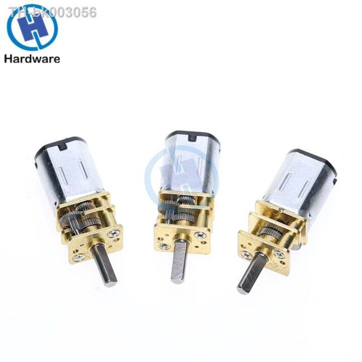 1pc DC 3V 6V 12V 15RPM1000RPM Geared Motor Box Powerful High Torque