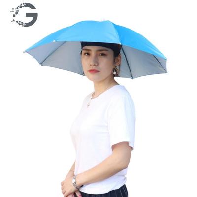 หัวแบบพับได้หมวกแบบร่มหมวกกันฝนกอล์ฟกลางแจ้ง Sun Headwear สำหรับตกปลาตั้งแคมป์เดินป่า