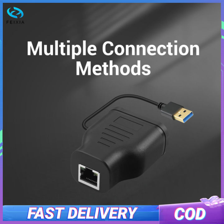 rj45ตัวแยกเครือข่าย-rj45-1ถึง2-lan-อินเตอร์เฟซอีเทอร์เน็ตปลั๊กตัวเมียตัวเชื่อมอแดปเตอร์100เมตรพร้อมสายไฟ-usb