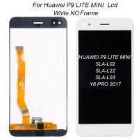 5.0นิ้ว Y6 Pro จอแสดงผล2017สำหรับ Huawei P9 Lite Mini หน้าจอสัมผัส LCD ประกอบ Digitizer พร้อมกรอบ