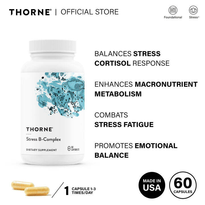 Thorne Stress B-Complex 60 Capsules | Lazada PH