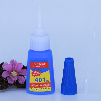 【CW】✵✓☫  401 Super Glue 20ml Bottle Instant Fast Multifunctional Colorless Household Gadgets