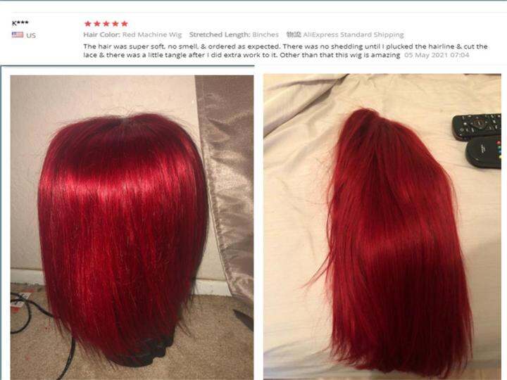 red-colored-bob-wig-non-lace-short-bob-wigs-human-hair-glueless-180-density-straight-full-machine-wig-cosplay-for-black-women