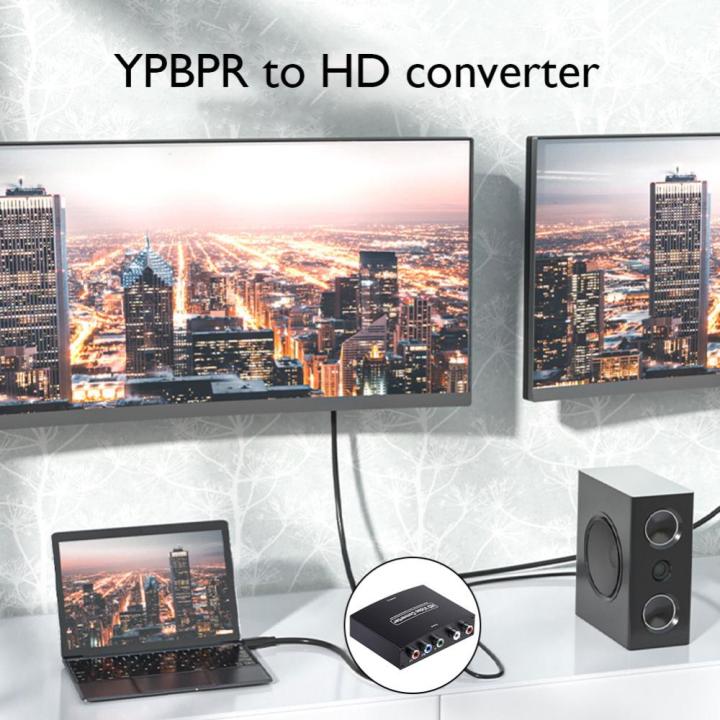 1080p-ypbpr-r-l-เป็น-hdmi-รองรับอะแดปเตอร์ภาพและเสียงแปลงสำหรับ-hdtv-dvd