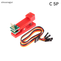 shounagui 2.54 Pogo คลิปหนีบ PCB 3P 4 P 5P 6P โปรแกรมทดสอบการเผาไหม้