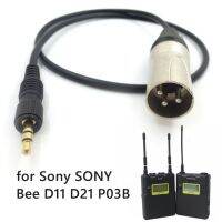 3.5Mm Audio Plug XLR 3พินสำหรับ Sony UWP D11 P03B D21อุปกรณ์บันทึกเสียงอุปกรณ์ไมโครโฟนไร้สายบันทึกเสียง