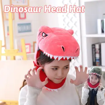 WERNNSAI Pin The Hat on The Dinosaur Game - Dinosaur Party Games for Girls  Dino Poster 20'' x 29'' with 24 PCS Hats Baby Shower Birthday Party