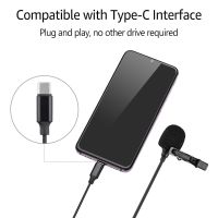 [COD] CVM V01SP(UC) Lapel Microphone USB C Condenser Omnidirectional Lavalier Mic Smartphone Youtube Vlog