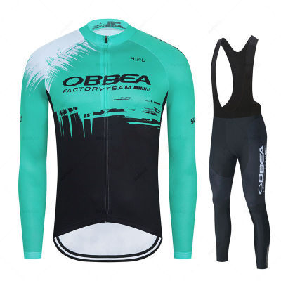 2021Mens Long Sleeve Cycling Jersey Set Spring and Fall New Orbeaful Mountian Bicycle Clothes Wear Ropa Ciclismo Racing Bike Set