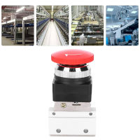 2 Position 3 Way G1/8 Pneumatic Mechanical Valve Mushroom Push Button Switch Air Mechanical Valve MOV-03