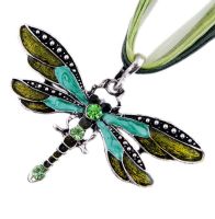 SUMENG New ParagraphWomen Crystal Dragonfly Ribbon Casual Pendant Necklace For Women Ewelry 2023 Gifts