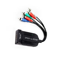 Wiistar Component RGB YPbPr เป็น HDMI Converter Ypbprrgb Rl Audio To HDMI Audio Video Adapter สำหรับ HD X