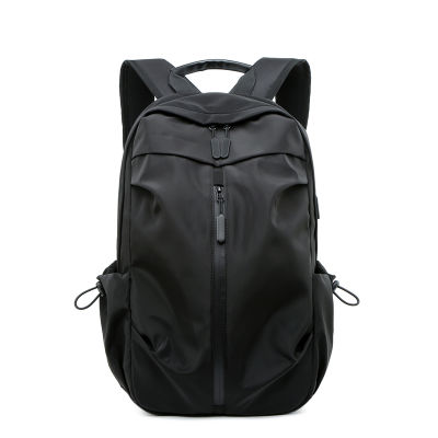 Mens Backpack Black 2022 New Nylon Waterproof Outdoor Teens Sports Bag Male USB Business Travel Package Youth School Backbag