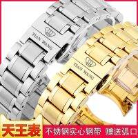 Tianwang Watch Original Steel Band ผู้ชายและผู้หญิง สแตนเลส สแตนเลสที่เป็นของแข็ง นาฬิกา สร้อยข้อมืออุปกรณ์เสริม 18 20 22 มม. สาย