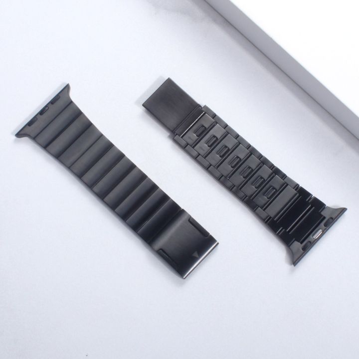 stainless-steel-band-for-apple-watch-starp-49mm-45mm-44mm-41mm-40mm-magnetic-clasp-titanium-orange-color-bracelet-iwatch-8-7-se-straps