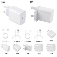 สำหรับ Apple USB-C ที่ชาร์จความเร็วสูง PD 18W 20W USB เร็ว C เครื่องชาร์จติดผนัง Type C สายชาร์จสำหรับ iPhone 9 10 11 /Ipad เครื่องชาร์จติดผนัง S