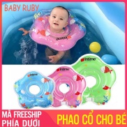 Phao Cổ Cho Bé Tập Bơi - Khóa Dây An Toàn, Đường Kính Vòng Cổ 9cm