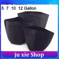 JuXie store 1gal 5gal 10gal 12 Gallon Flowers veg Plant Grow Bags pots planter Tools non-woven fabric nursery growing pot for Garden yard