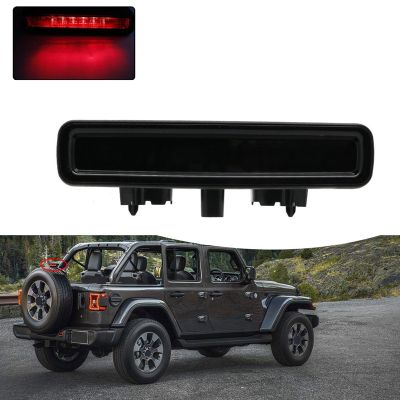 1 Piece Car LED High Level Mount Rear Brake Light Car Accessories ABS+LED for Jeep Wrangler JL 2018-2019