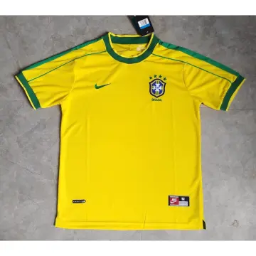 Superb Brazil retro soccer Jersey World Cup 2002