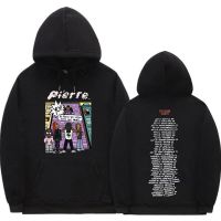 2023 NewNew Rap Playboi Carti Letter โลโก้ Doublesided Hoodie ผู้ชายอะนิเมะการ์ตูนสไตล์ Sweatshirt