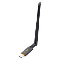 1200Mbps Wireless WiFi USB Adapter Dual Band 2.4/5Ghz with Aerial 802.11AC Network Card High Speed USB3.0 Receiver  USB Network Adapters