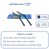 Gạt mưa ô tô không xương, gạt mưa silicon chính hãng doly - ảnh sản phẩm 2