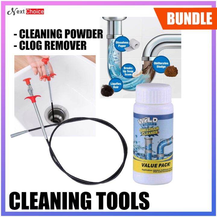 M+A(BUNDLE) Sink and Drain Cleaner Best Drain And Toilet Cleaner WITH